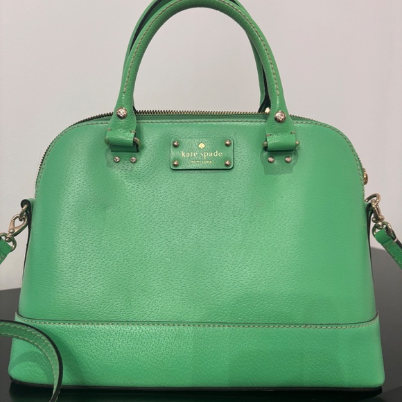 Green Kate Spade purse - Picture 3 of 5